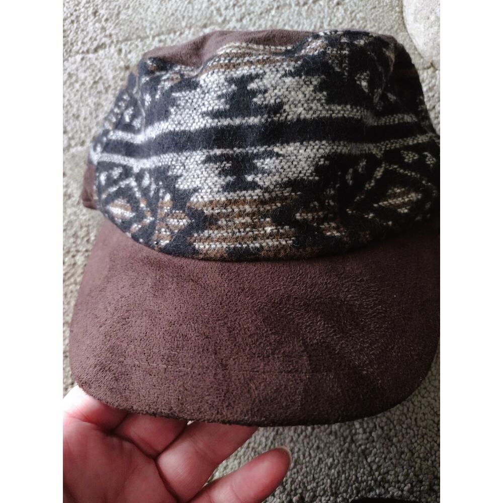 NWT Scala Multi-color Blanket Wool Cadet Cap Hat - Picture 6 of 14